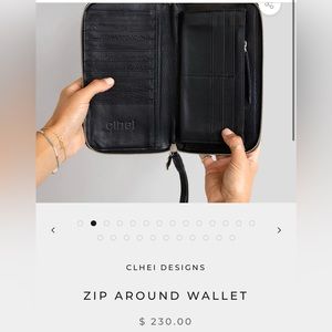Clhei zip around wallet